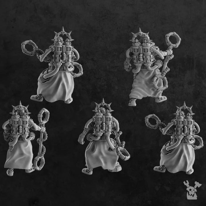 MACHINE CULT SHOCK PRIESTS WITH STAFF X5