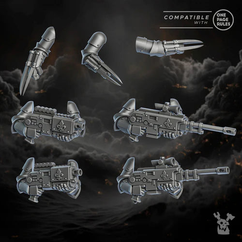 ORDER OF REPENTANCE WEAPONS SET (ONEPAGERULES)