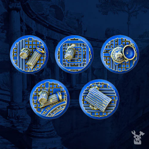 Legio Prima Victrix 32mm Bases for Flying Units Set x5