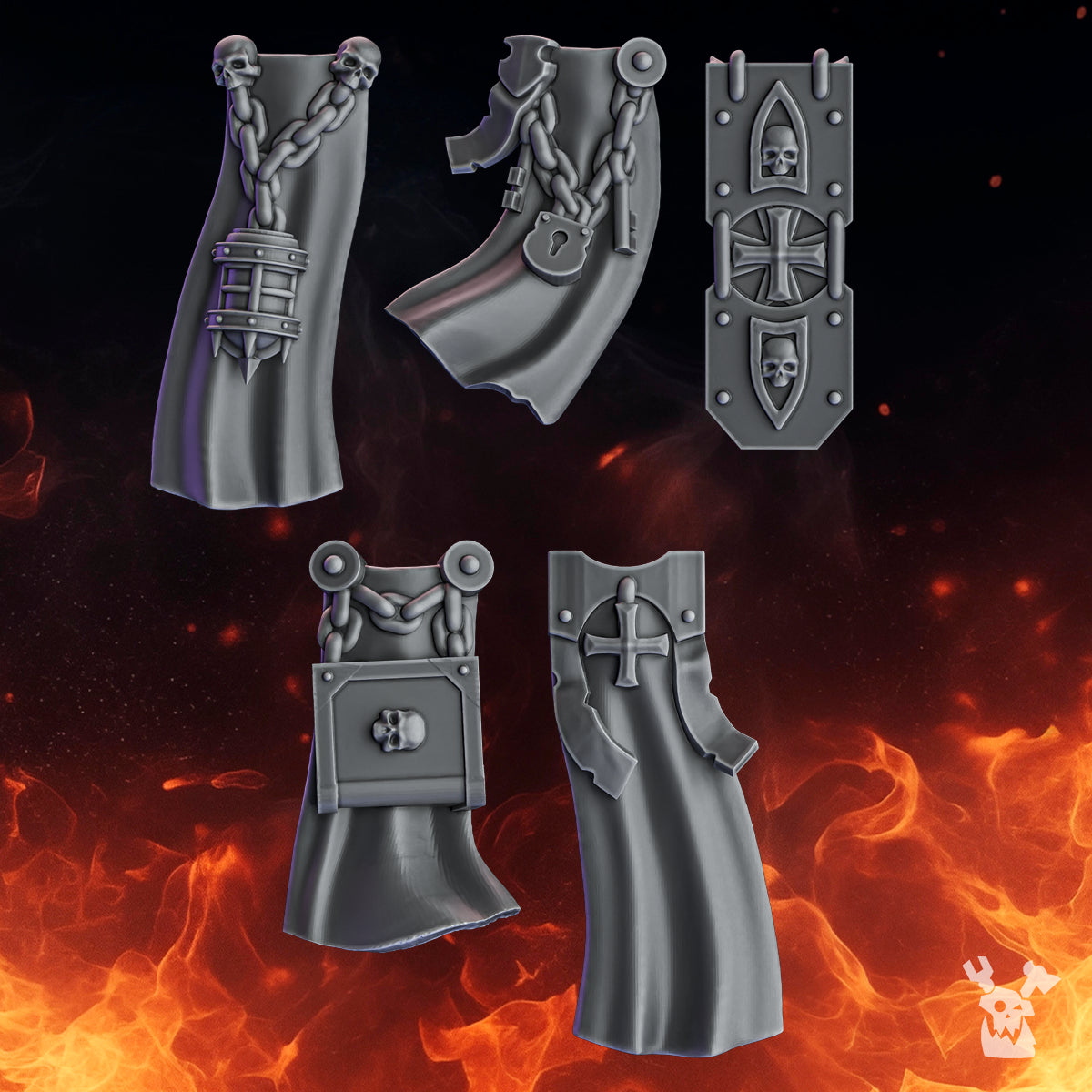 PACTUM AETERNUM CRUSADER BELT DECOR by DakkaDakka Store - Full Miniature / Model