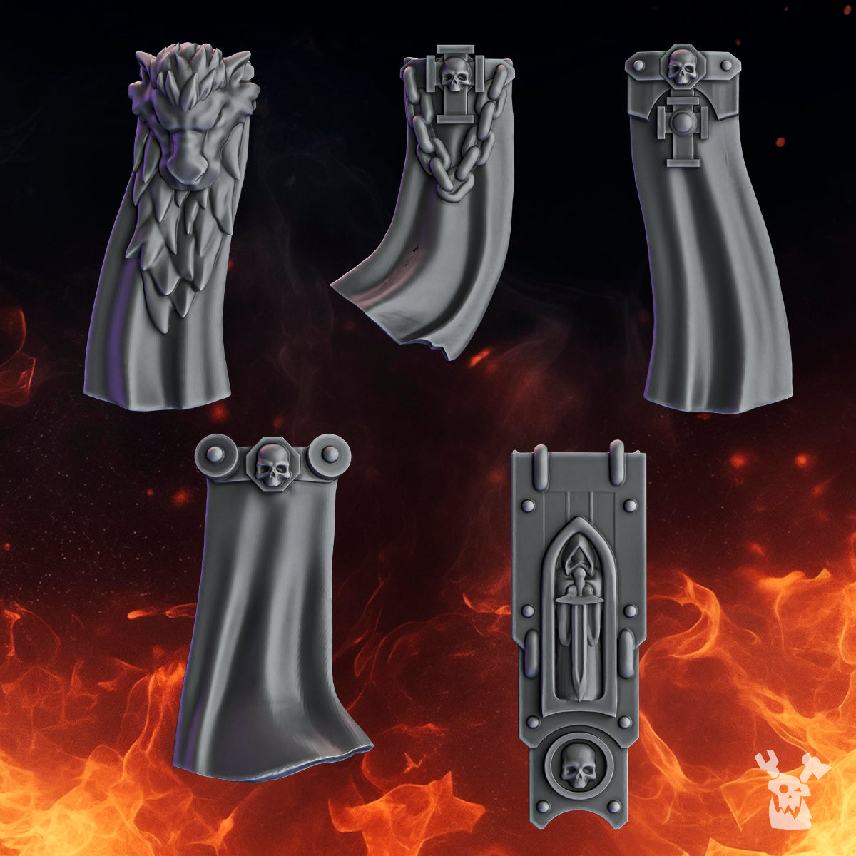 PACTUM AETERNUM KNIGHT BELT DECOR by DakkaDakka Store - Full Miniature / Model