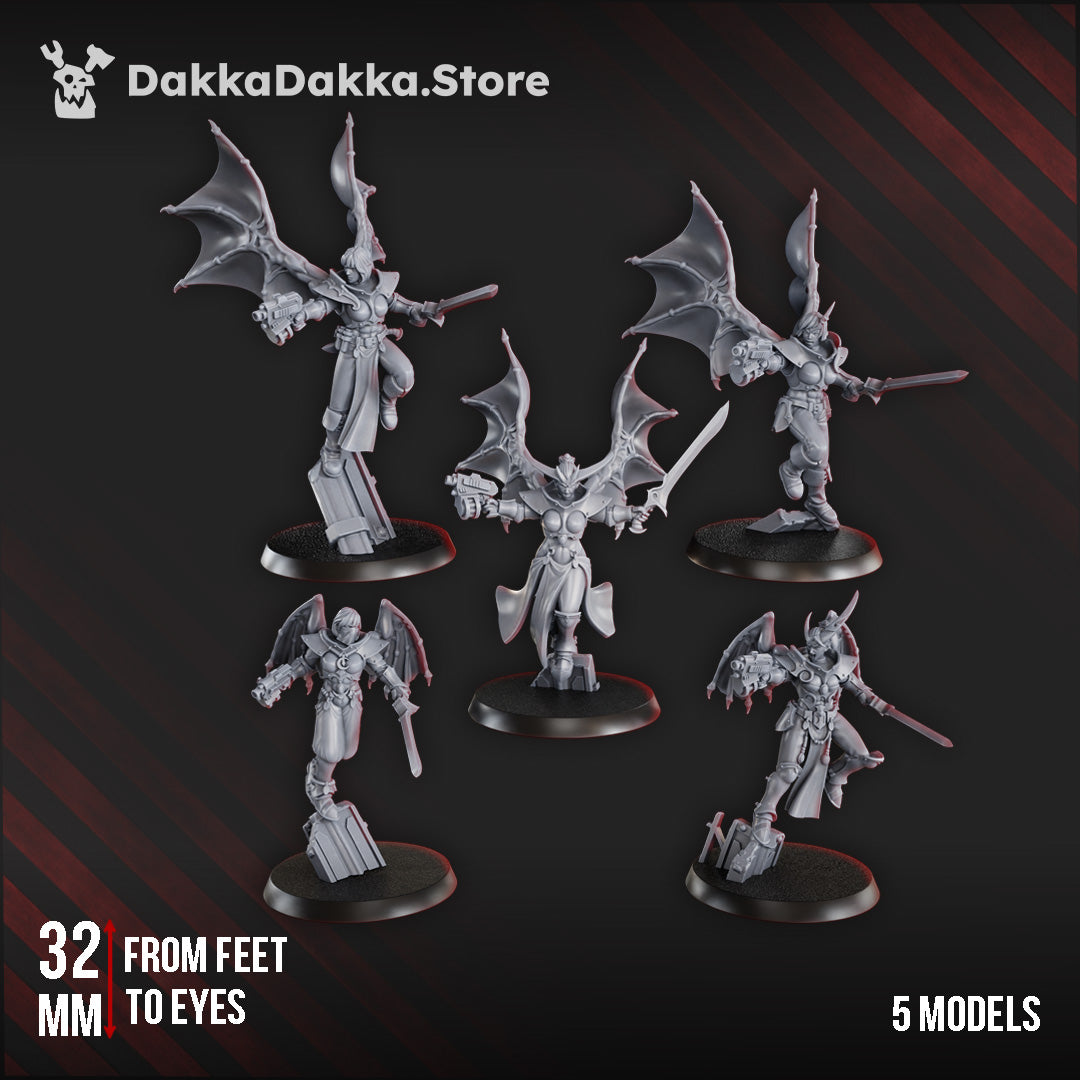 Gomorrah Angels Squad x5 by DakkaDakka Store - Full Miniature / Model