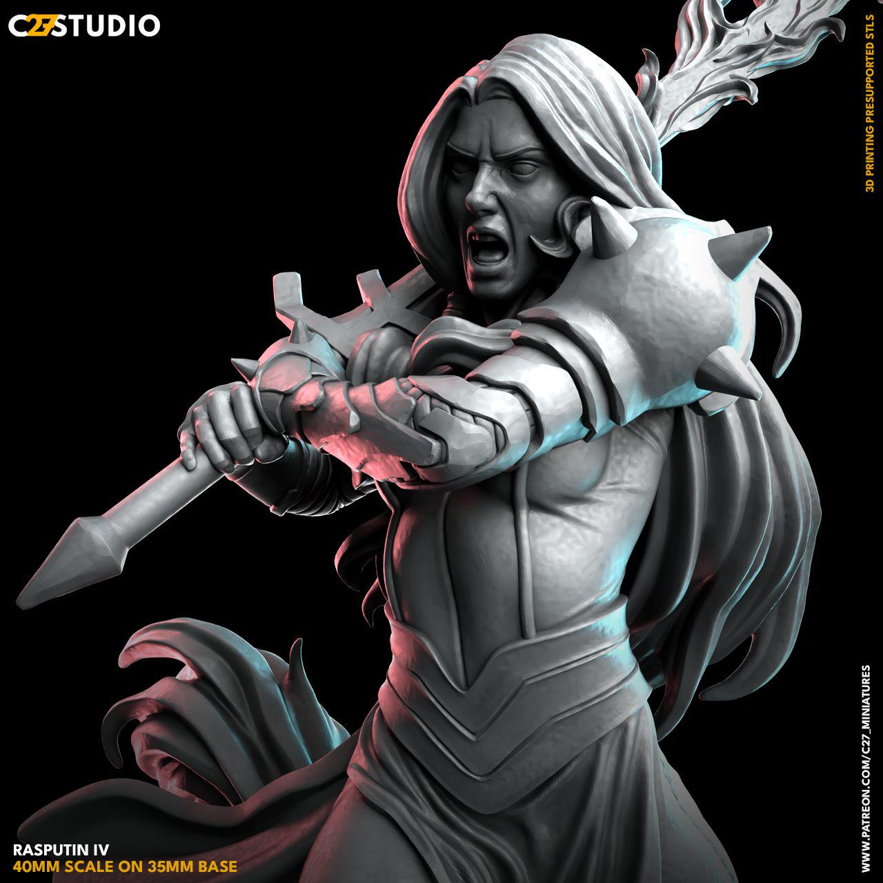 Lover of the Russian Queen - Crisis Protocol Proxy - Marvel Fan Art - 3d Printed TTRPG Miniature