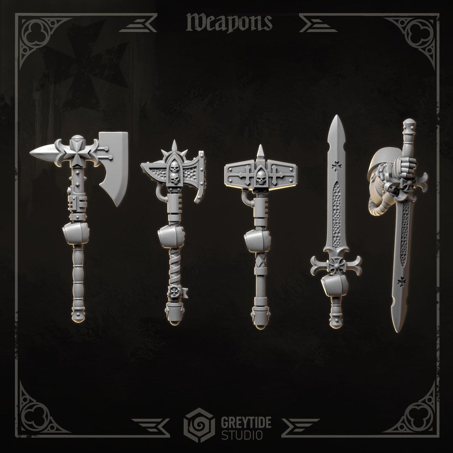 Weapons | Eternal Crusaders | Greytide Studio