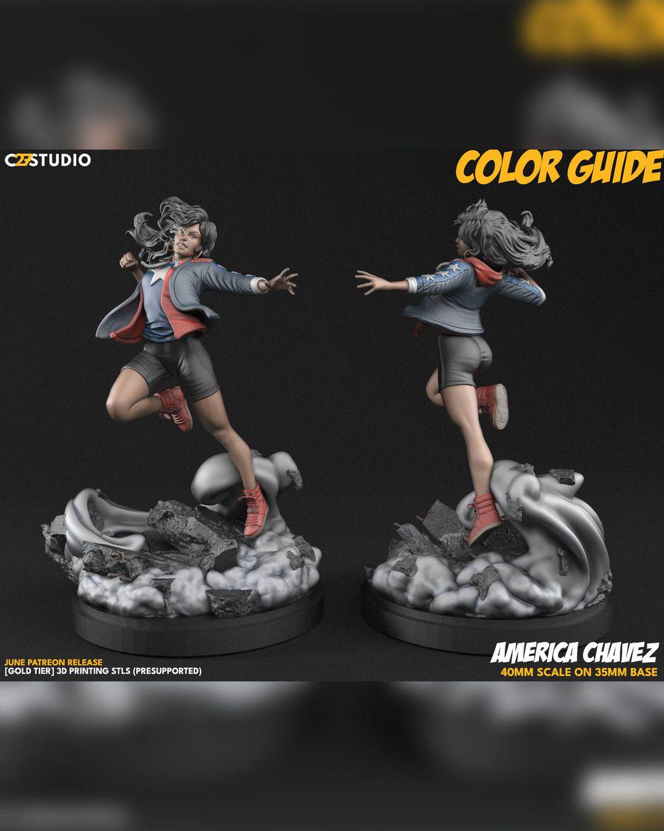 Star Traveler - Crisis Protocol Proxy - Marvel Fan Art - 3d Printed TTRPG Miniature