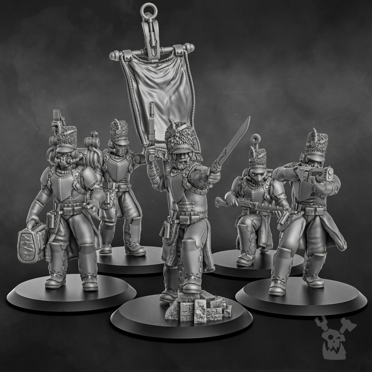 STEAMGUARD COMMAND SQUAD X5 by DakkaDakka Store - Full Miniature / Model