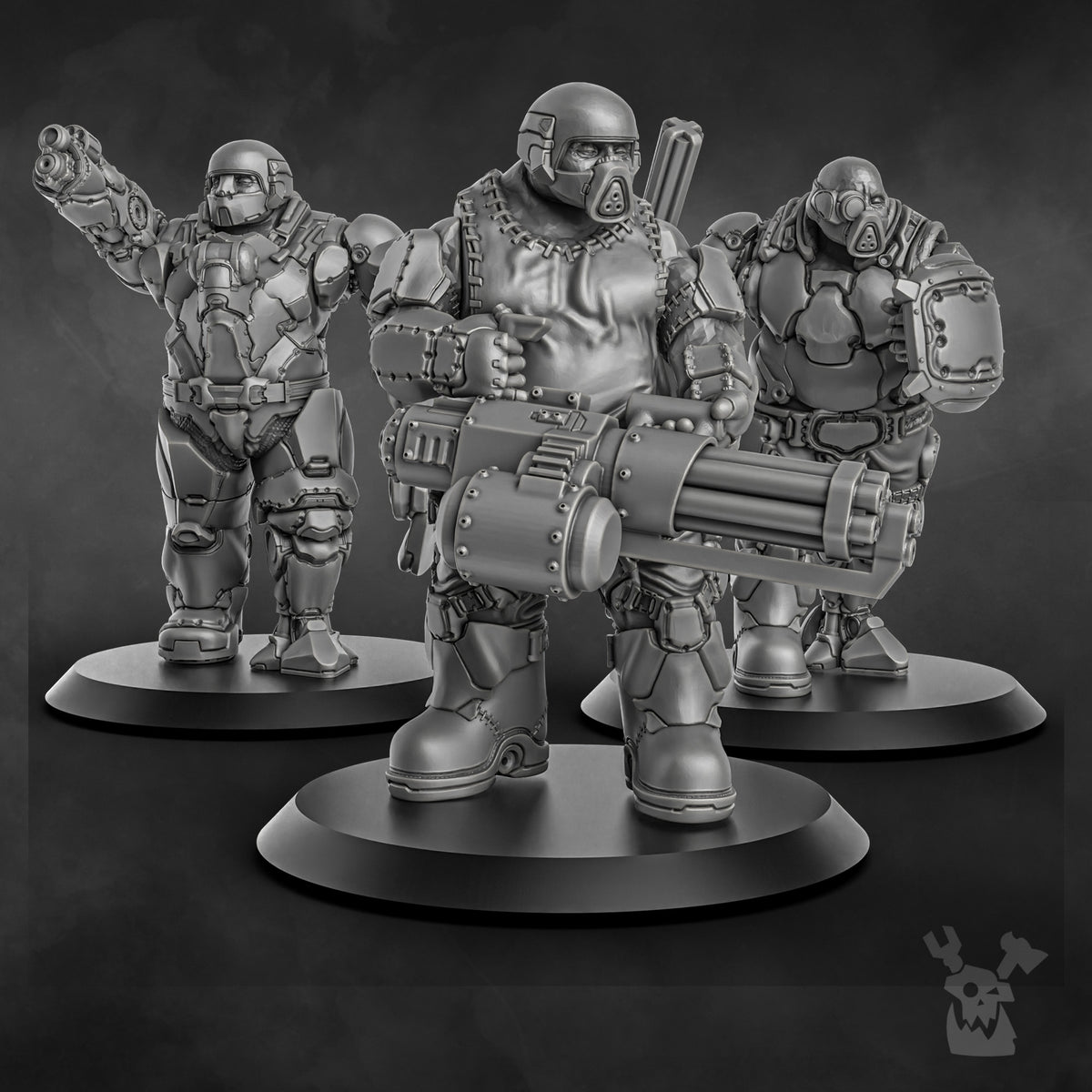 STEAMGUARD OGRE SQUAD by DakkaDakka Store - Full Miniature / Model