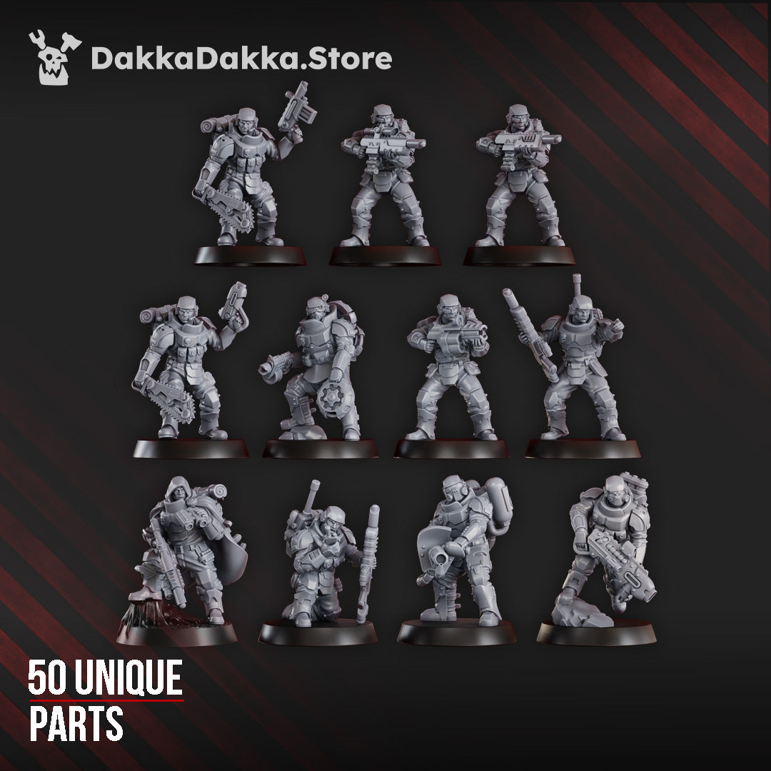 Phaeton Guard Special Forces (build-kit) by DakkaDakka Store - Full Miniature / Model