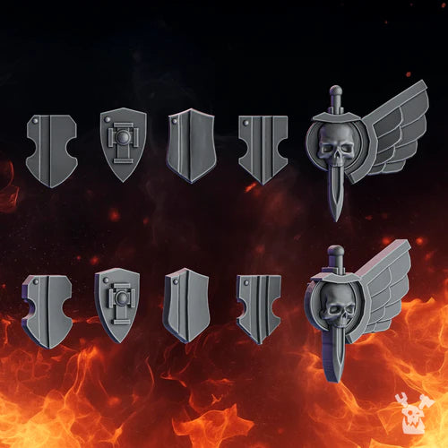 Pactum Aeternum Knight Shoulder Shields Set x10