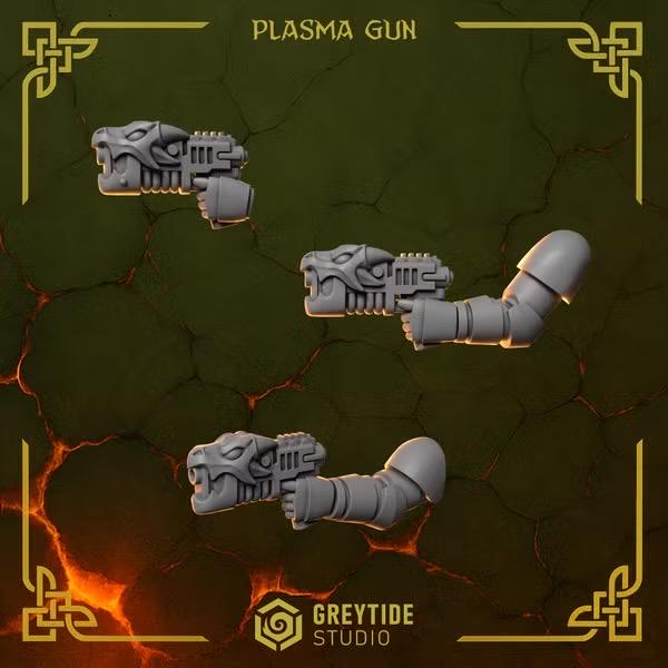 Anvil Warden plasma guns by Greytide Studio