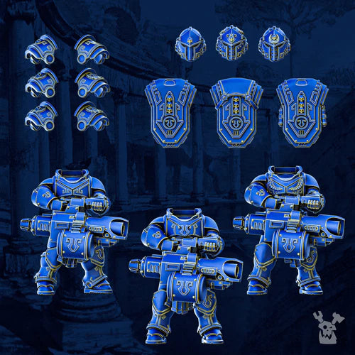 Princeps Cohorte Rocketcannons Squad x3