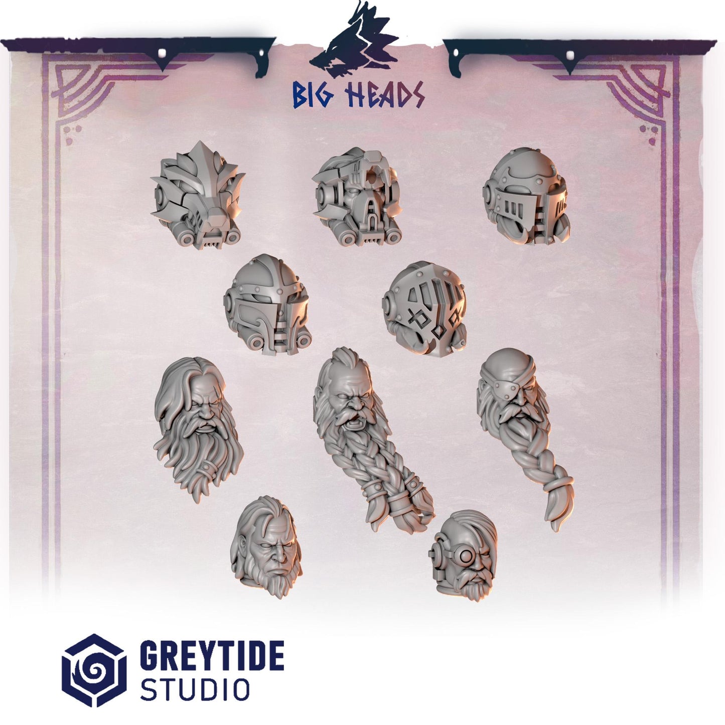 Big Armor Heads | Primal Hound | Greytide Studio