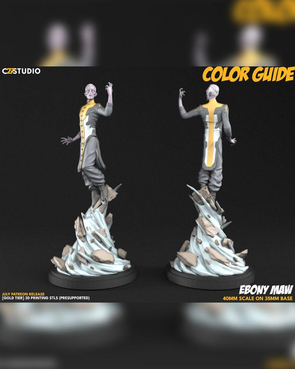 Squidward - Crisis Protocol Proxy - Marvel Fan Art - 3d Printed TTRPG Miniature