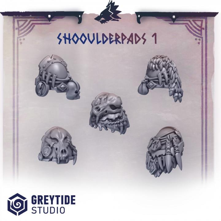 Shoulderpad 1 | Primal hounds | Greytide Studio