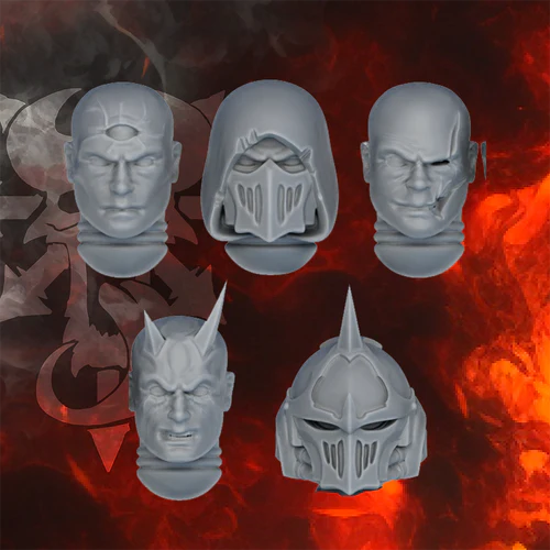 Legion of Indivisible Heads Set x5 #1