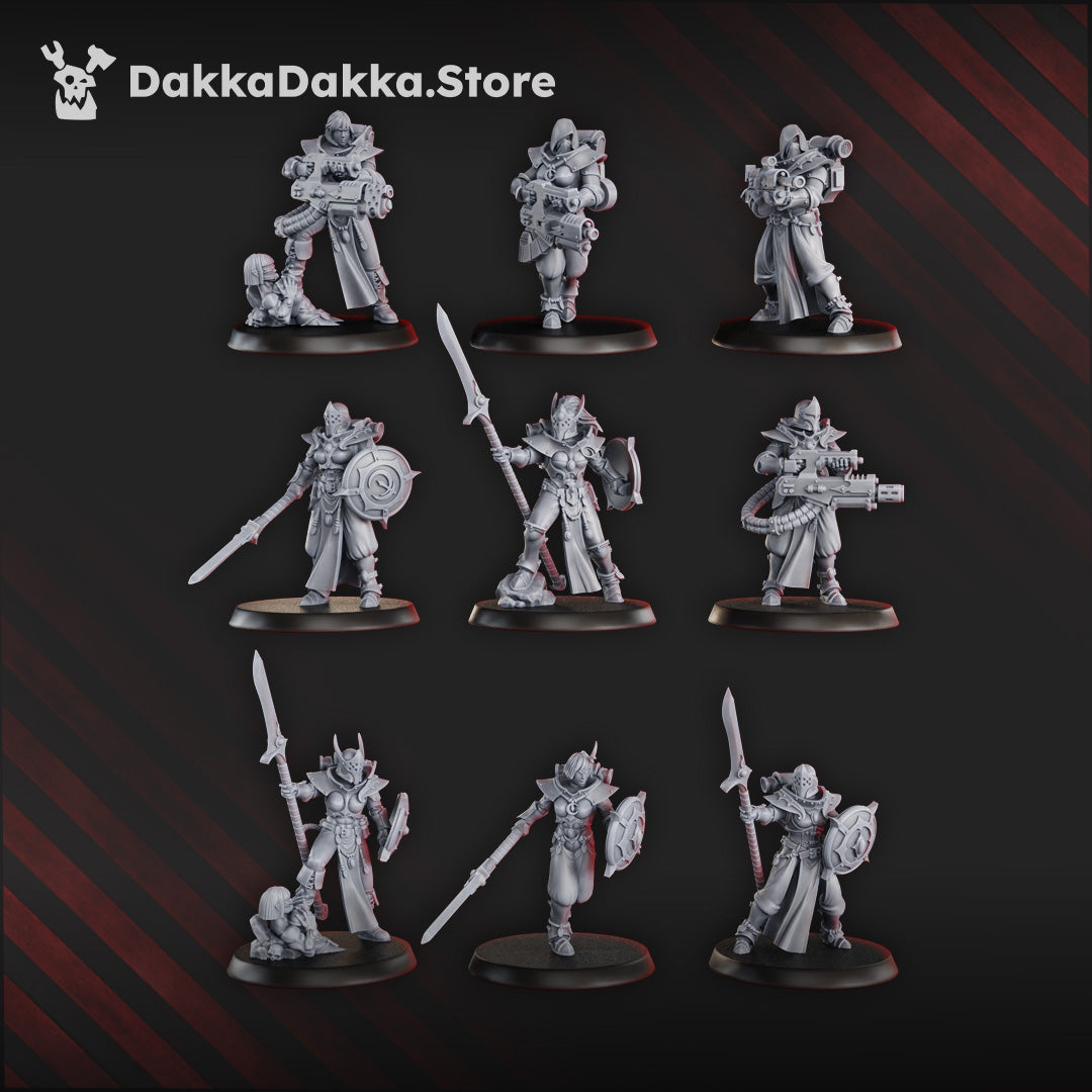 Alternate view of Gomorrah Idolaters Squad (x19) by DakkaDakka Store - Full Miniature / Model
