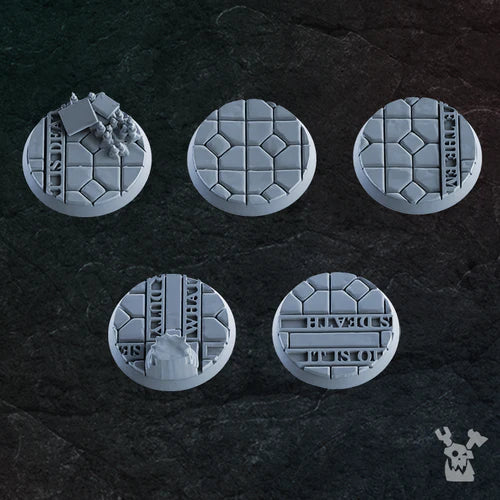 Religious Temple 32mm Bases Set x5 #1