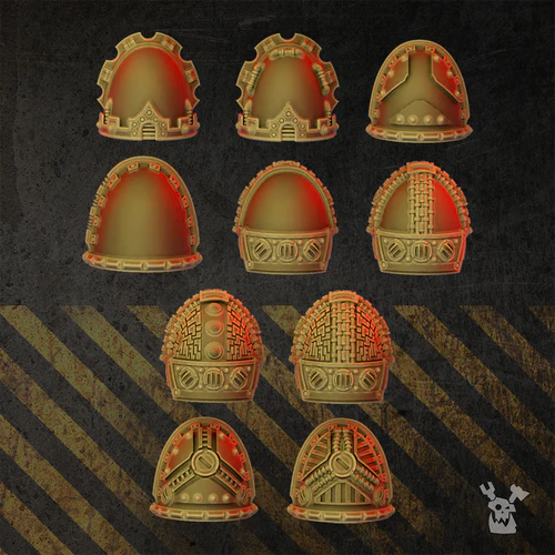Full Metal Brotherhood Shoulder Pads Set x10 #2