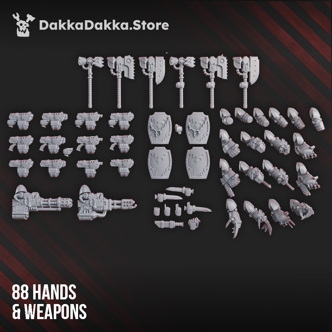 Alternate view of Ignisaurus Clan Destroyers (build kit) by DakkaDakka Store - Full Miniature / Model