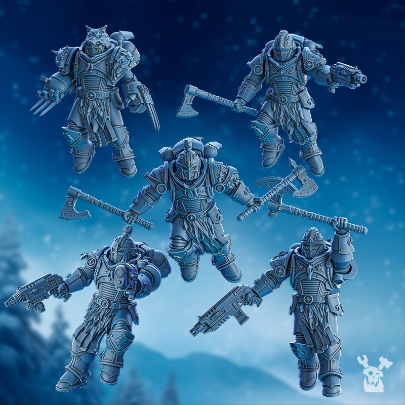 TEMPEST WOLVES SQUAD by DakkaDakka Store - Full Miniature / Model