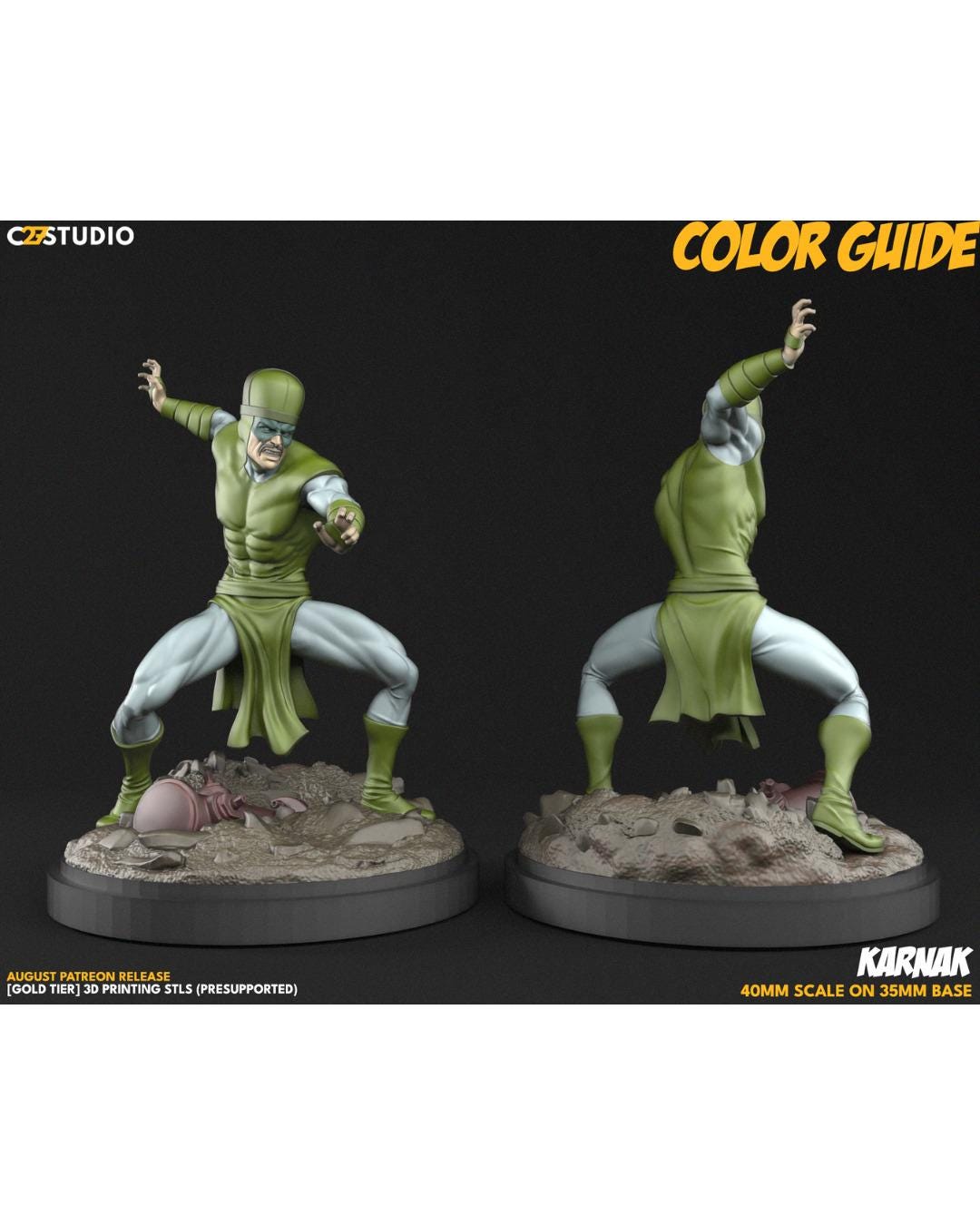 Acupunch - Crisis Protocol Proxy - Marvel Fan Art - 3d Printed TTRPG Miniature