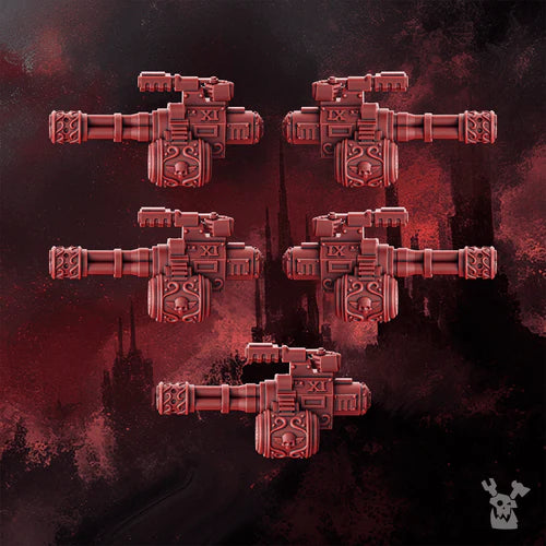 Crimson Wings Machine Cannons Set x5