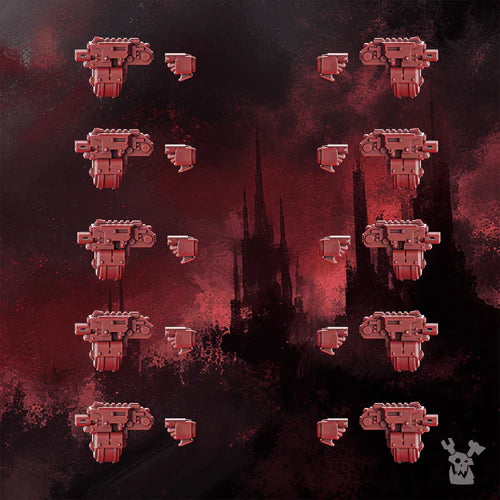 Crimson Wings Heavy Storm Pistols Set x10
