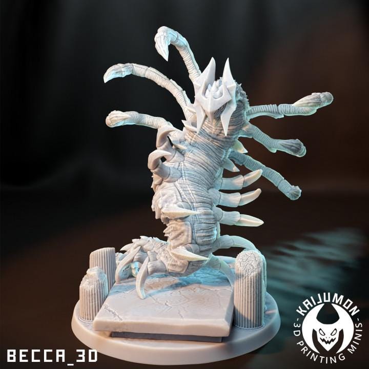 Kaijumon God | Lord of Darkness/ Tabletop Model / Miniature Figurine | Kaijumon