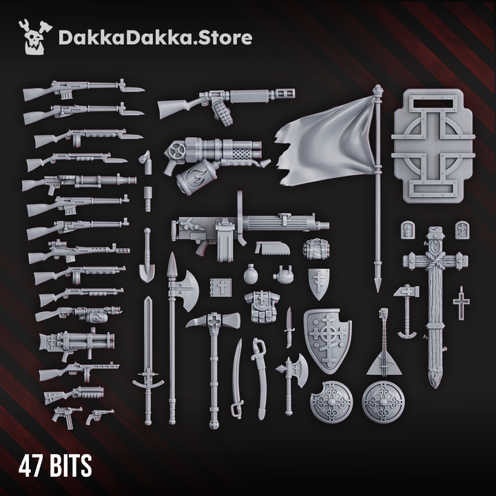 Decorative Bits Set (Steel Union) by DakkaDakka Store - Upgrade / Conversion Part