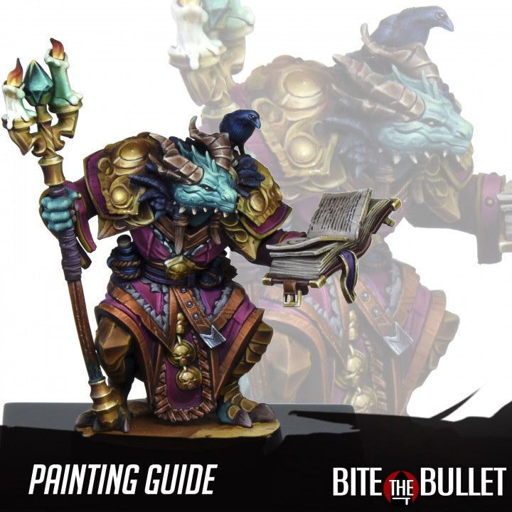 PDF Only Painting Guide Drayax the Dragonborn Warlock