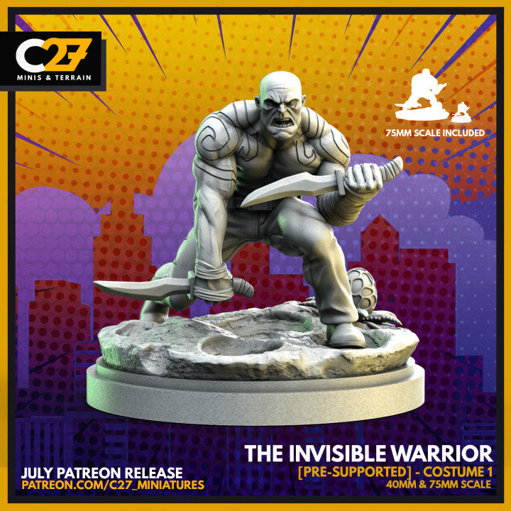 The Invisible Warrior (2 Costumes)