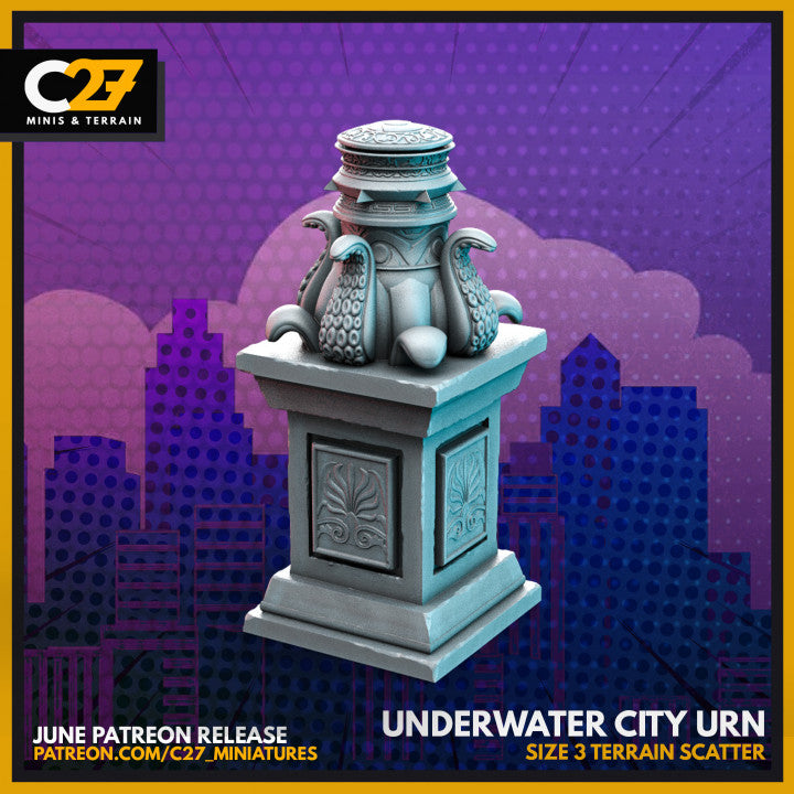 Underwater City Urn