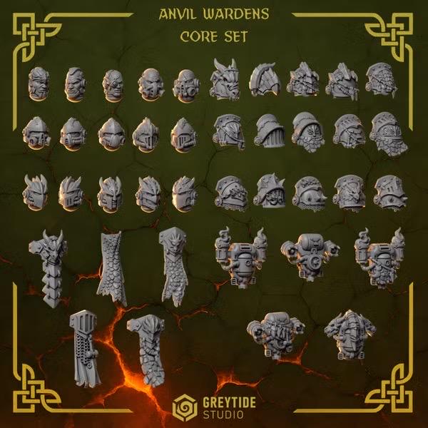 Anvil Warden core set by Greytide Studio