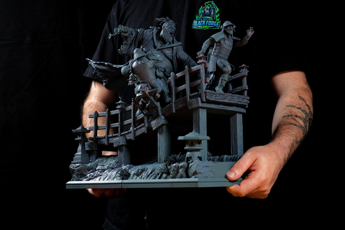 Alternate view of BFG - Akudokuou - The Juggernout of Mount Osore | Sculpt | Black forge Games by Black Forge Games - Full…