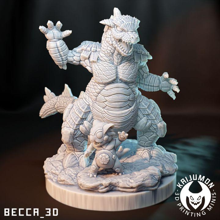 Kaijumon Kanga Kaiju / Tabletop Model / Miniature Figurine | Kaijumon (Kangaskhan)