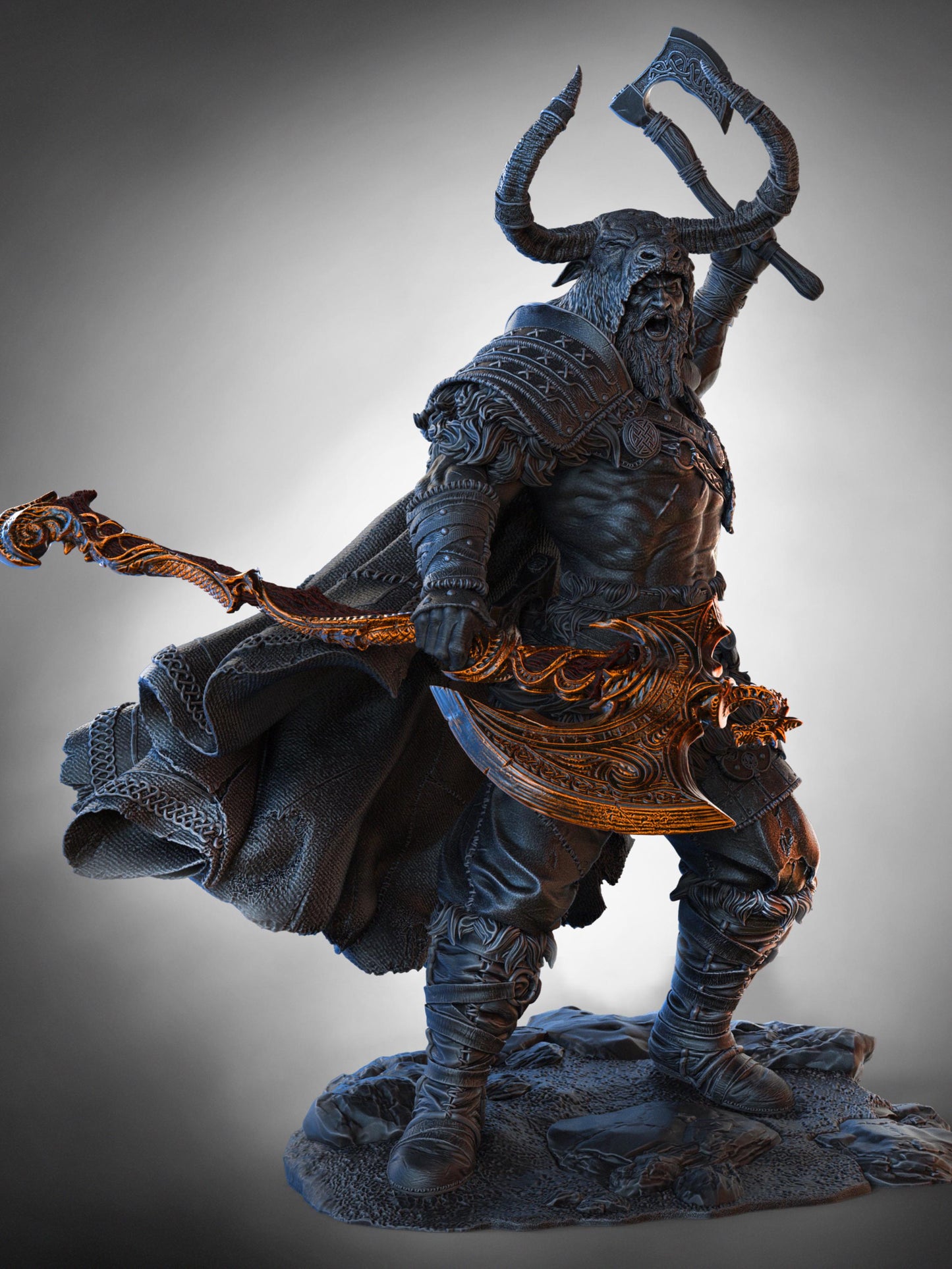 BFG - Voljaryk - Addon - Konning Axe - 1.12 Scale | Sculpt | Black forge Games