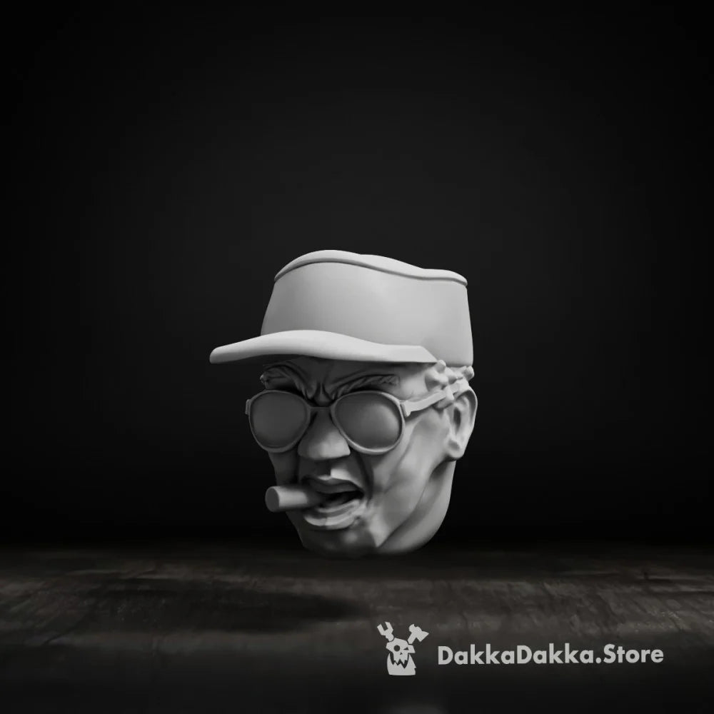 JUNGLE FIGHTERS HEAD BITS "COMMANDOS" SET X5