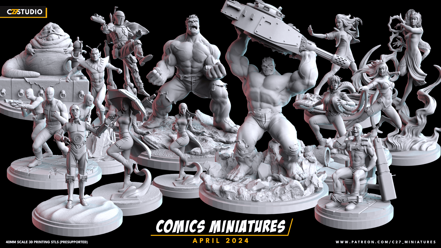 Patreon Miniatures Releases – April 2024