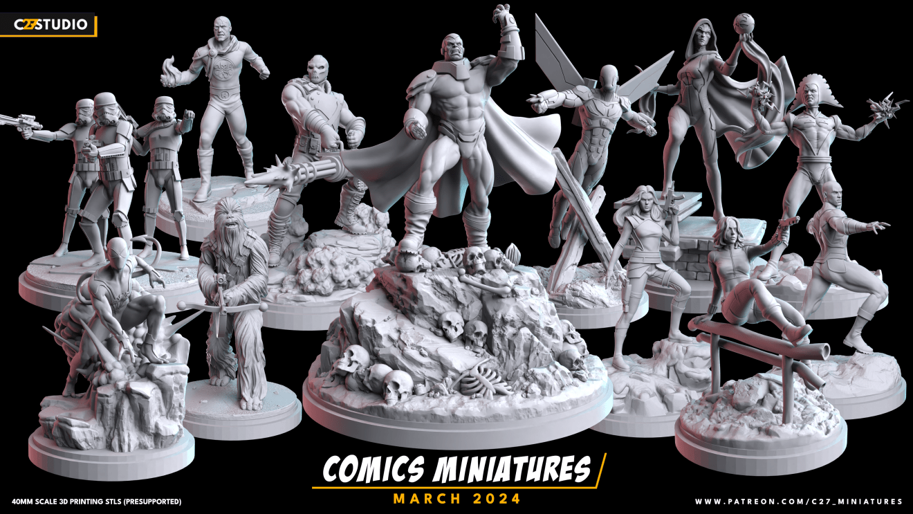 Patreon Miniatures Releases – March 2024