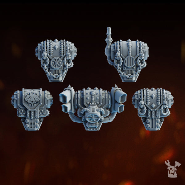 CARNAGE REAPERS BACKPACKS SET x5