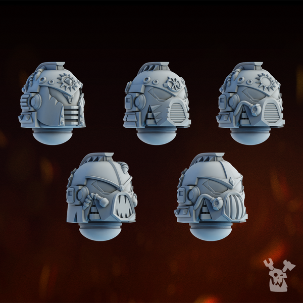 Carnage Reapers Heads Set x5 #2