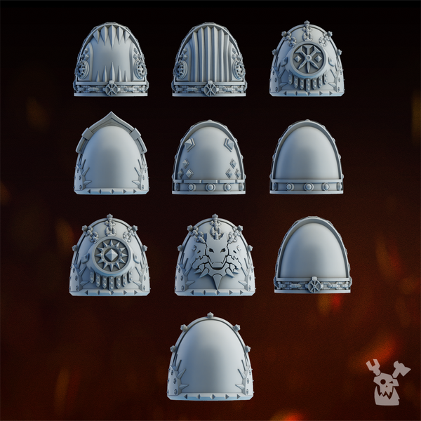 Carnage Reapers Shoulder Pads Set x10 #2