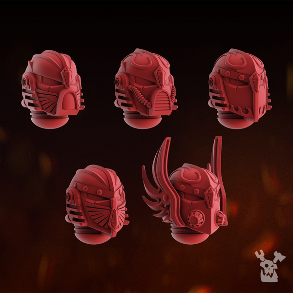 Celestial Blades Heads Set x5 #2