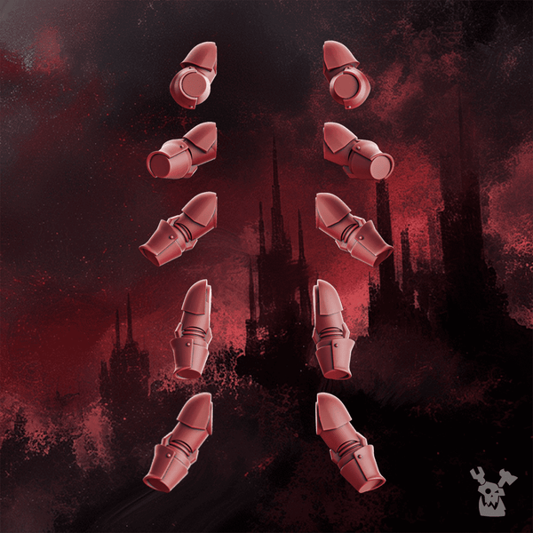Crimson Wings Arms for One-handed Weapons Set x10