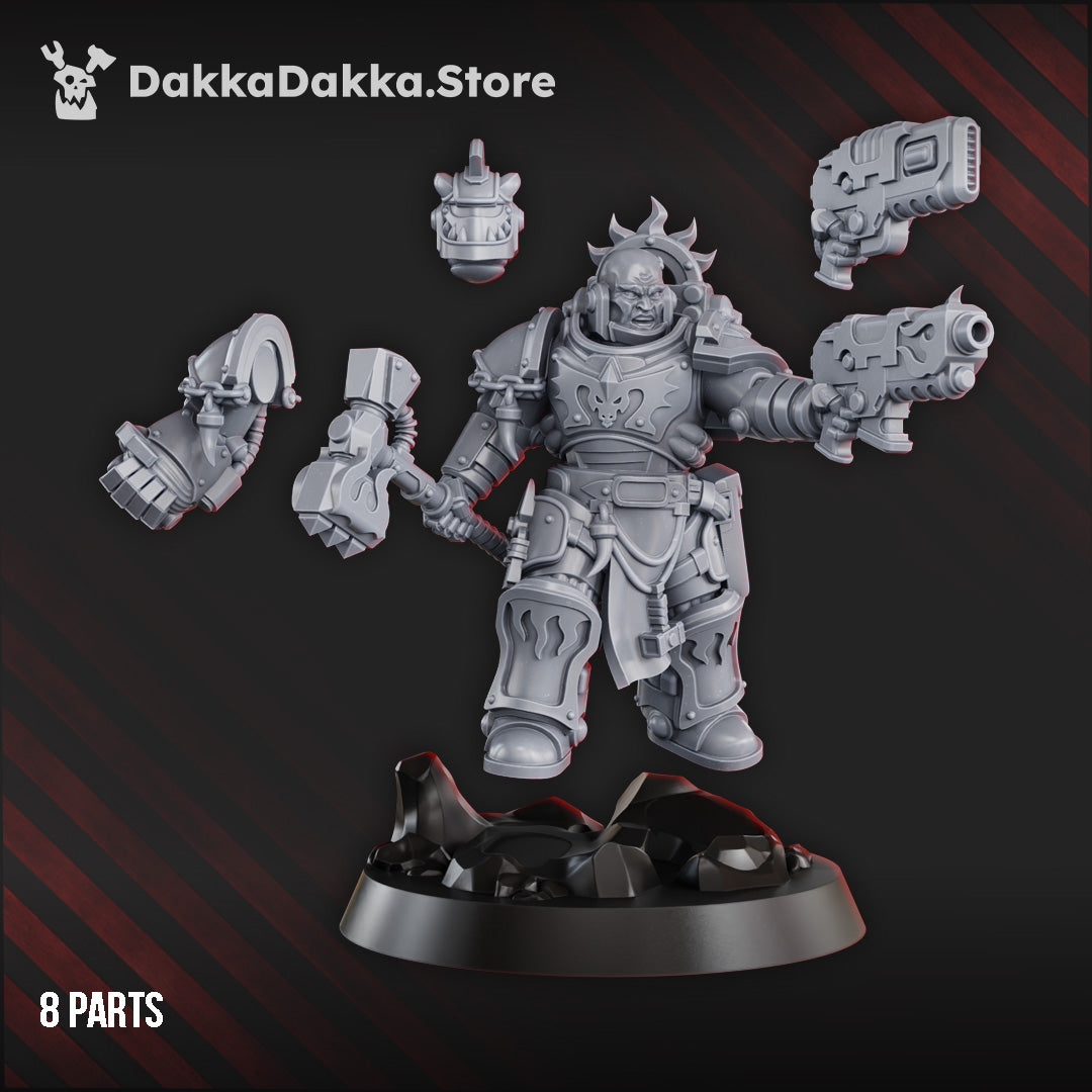 Alternate view of LIEUTENANT ARGUS SAUROS by DakkaDakka Store - Full Miniature / Model