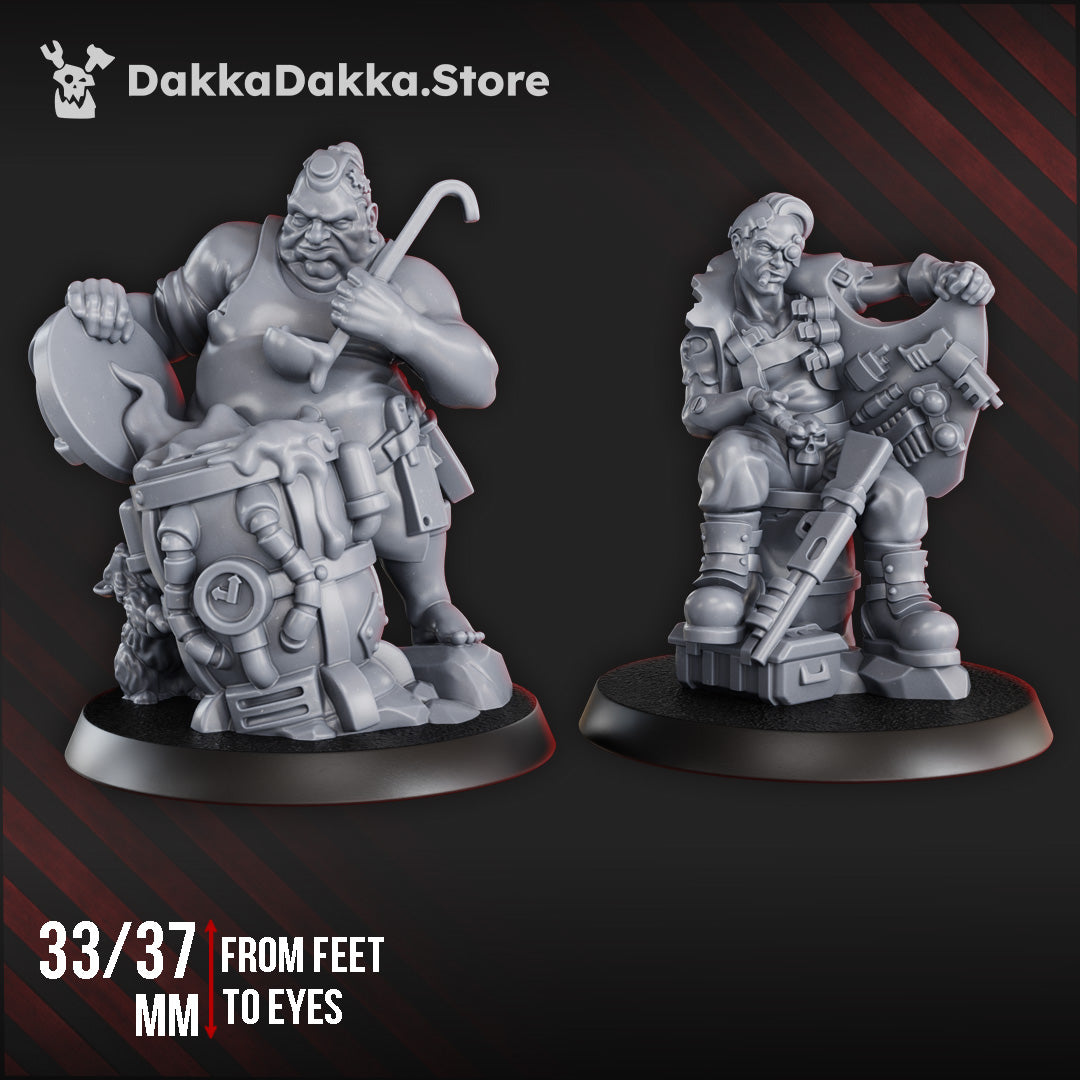 Roght Le Chef & Spivier by DakkaDakka Store - Full Miniature / Model