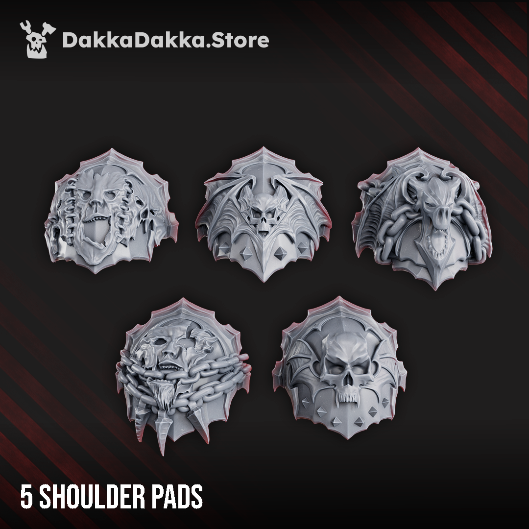 NOCTURNAL SHOULDER PADS SET _2 by DakkaDakka Store - Shoulder Pad