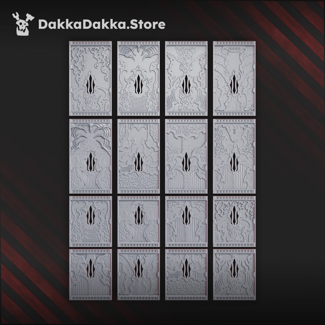 Alternate view of Great Temple Walls (+Columns) (Sinbound Temple) by DakkaDakka Store - Full Miniature / Model