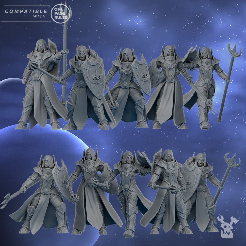 SILVER GUARDS BUILD-KIT & SQUAD by DakkaDakka Store - Full Miniature / Model