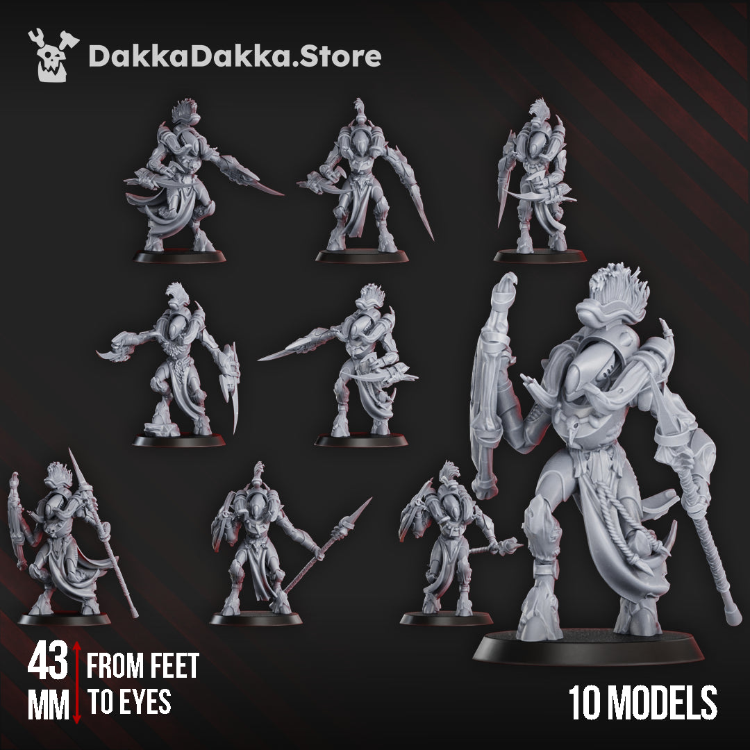 Spacelair Fighters Squad by DakkaDakka Store - Full Miniature / Model